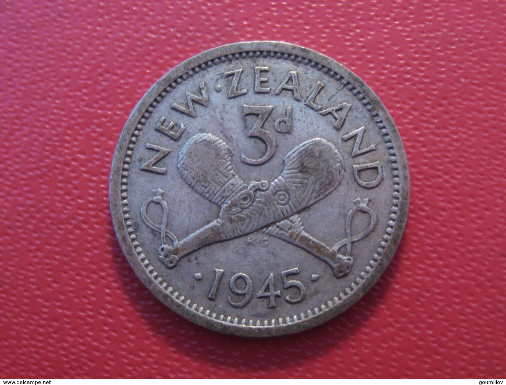 Nouvelle-Zélande - 3 Pence 1945 George VI 5463 - Nouvelle-Zélande