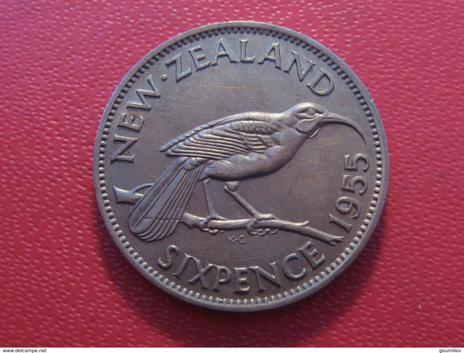 Nouvelle-Zélande - 6 Pence 1955 Elizabeth II 5487 - Nieuw-Zeeland