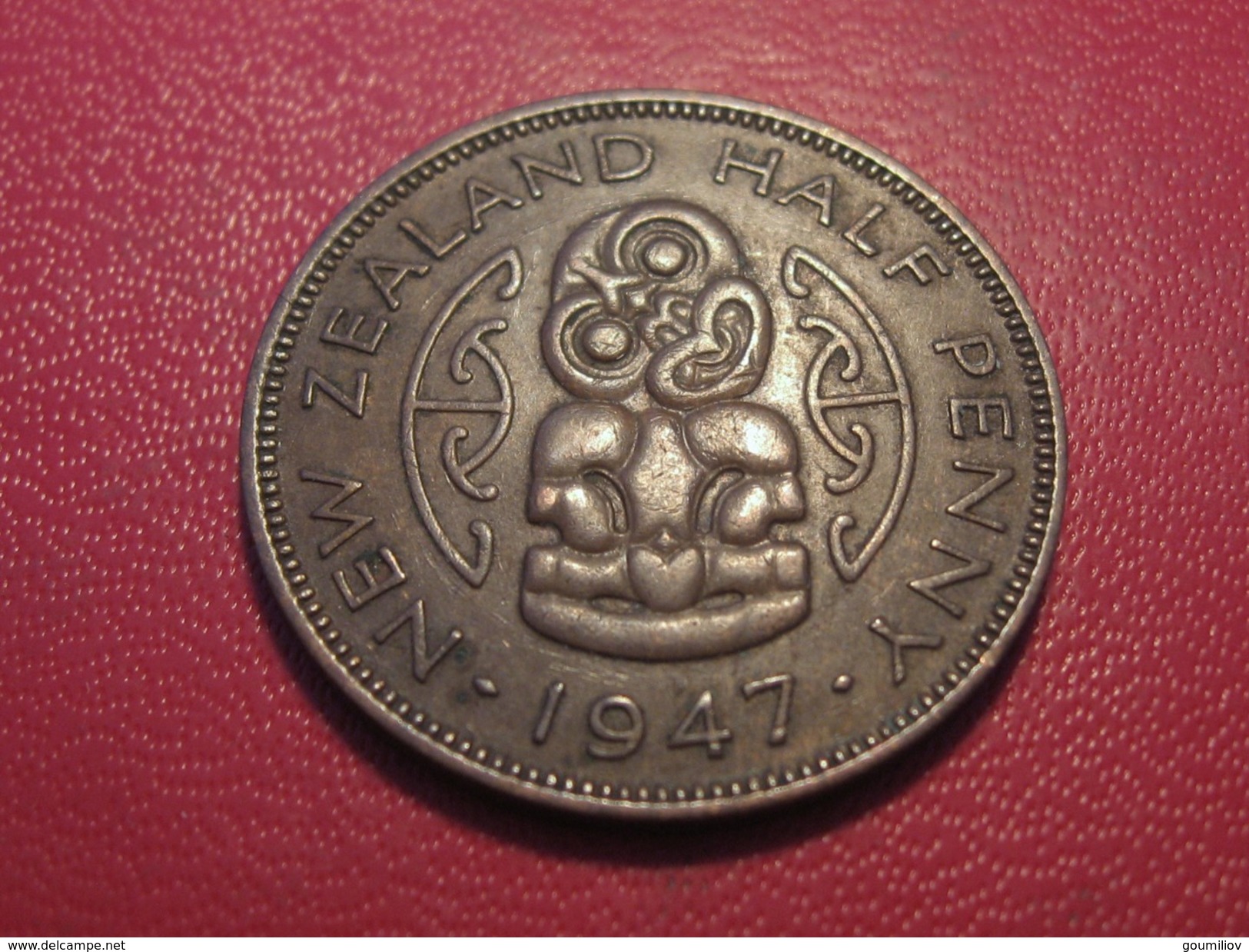 Nouvelle-Zélande - Half Penny 1947 George VI 5558 - Nieuw-Zeeland