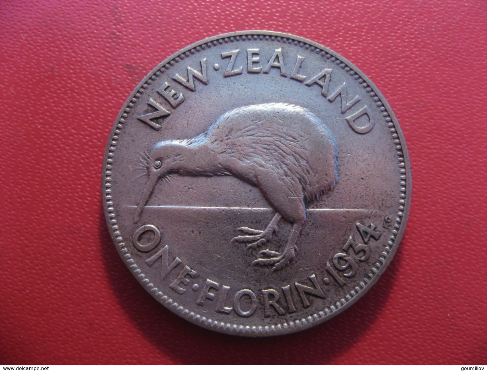 Nouvelle-Zélande - One Florin 1934 George V 5574 - New Zealand