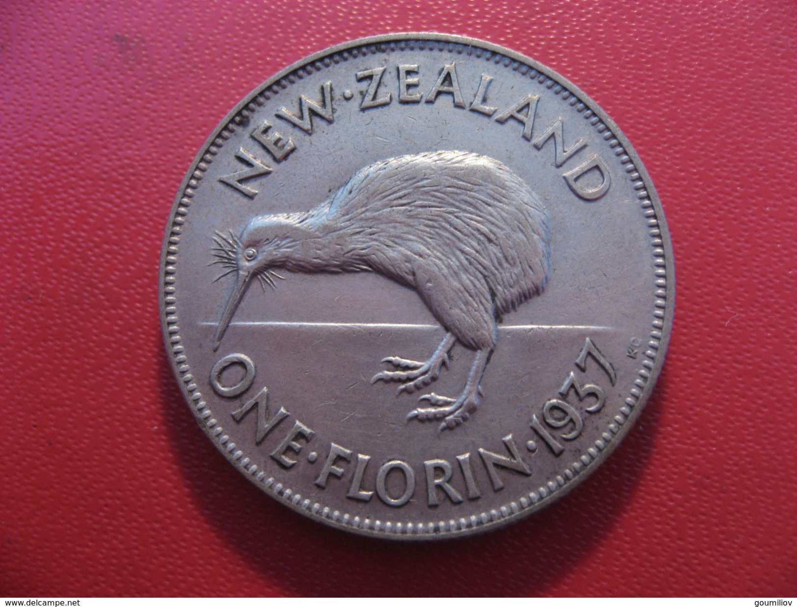 Nouvelle-Zélande - One Florin 1937 George VI 5566 - New Zealand