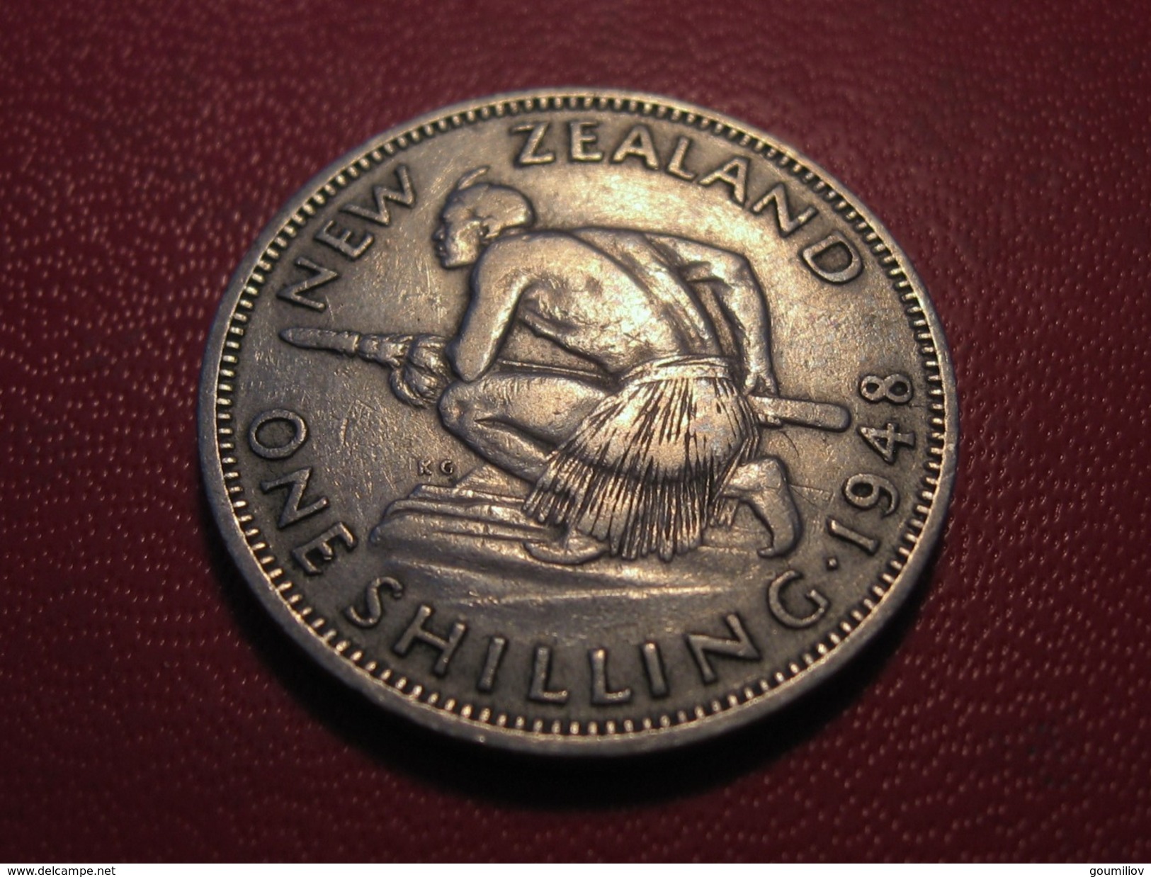 Nouvelle-Zélande - One Shilling 1948 George VI 5550 - New Zealand