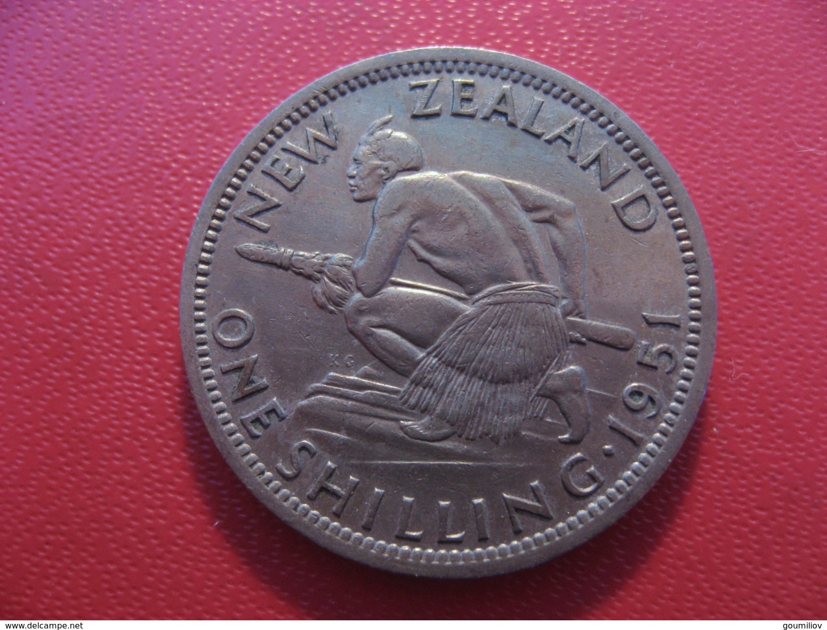 Nouvelle-Zélande - One Shilling 1951 George VI 5546 - New Zealand