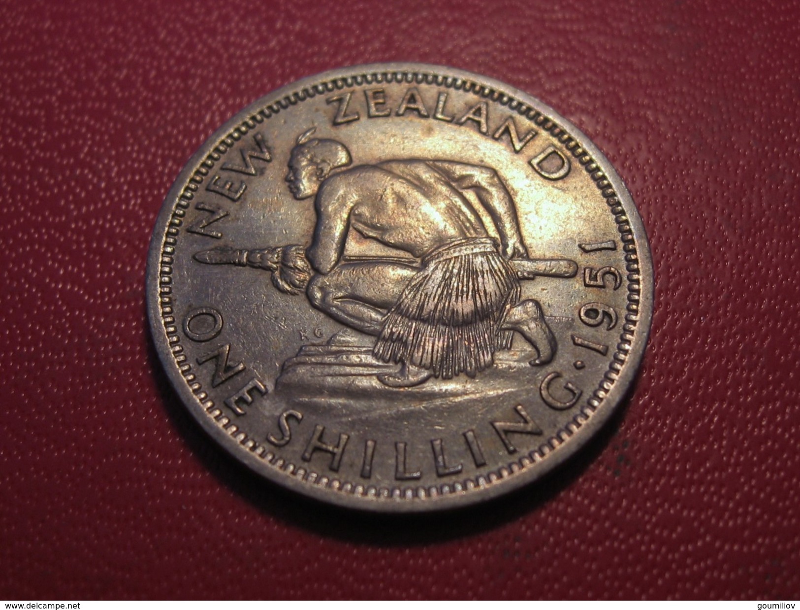 Nouvelle-Zélande - One Shilling 1951 George VI 5546 - Nieuw-Zeeland