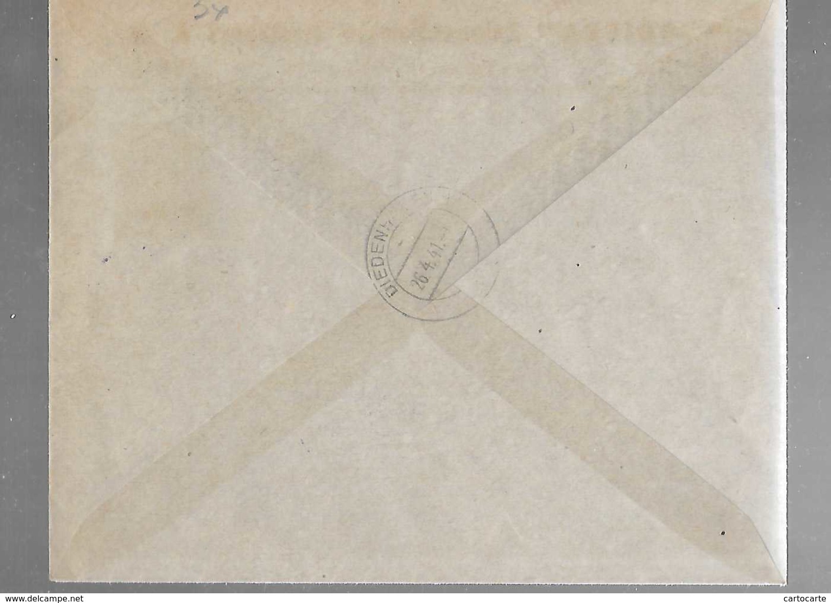 57 THIONVILLE SIERCK  LETTRE 1941 OBLITERATION RODEMACK  RODEMACHERN - Lettres & Documents