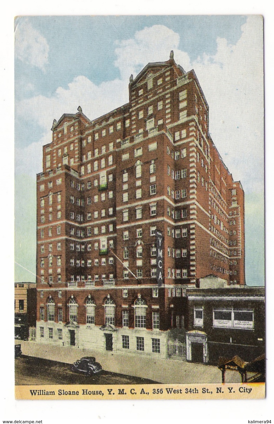 U.S.A.  /  NEW YORK CITY  /  WILLIAM  SLOANE  HOUSE ( 356 West 34th Street And 9th Avenue ) /  Y.M.C.A - Manhattan
