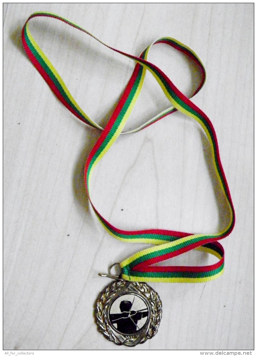 Archery Shooting Sport Medal From Lithuania Cup 2006 Believing That The Bow Has A Soul... 1st Place - Archery