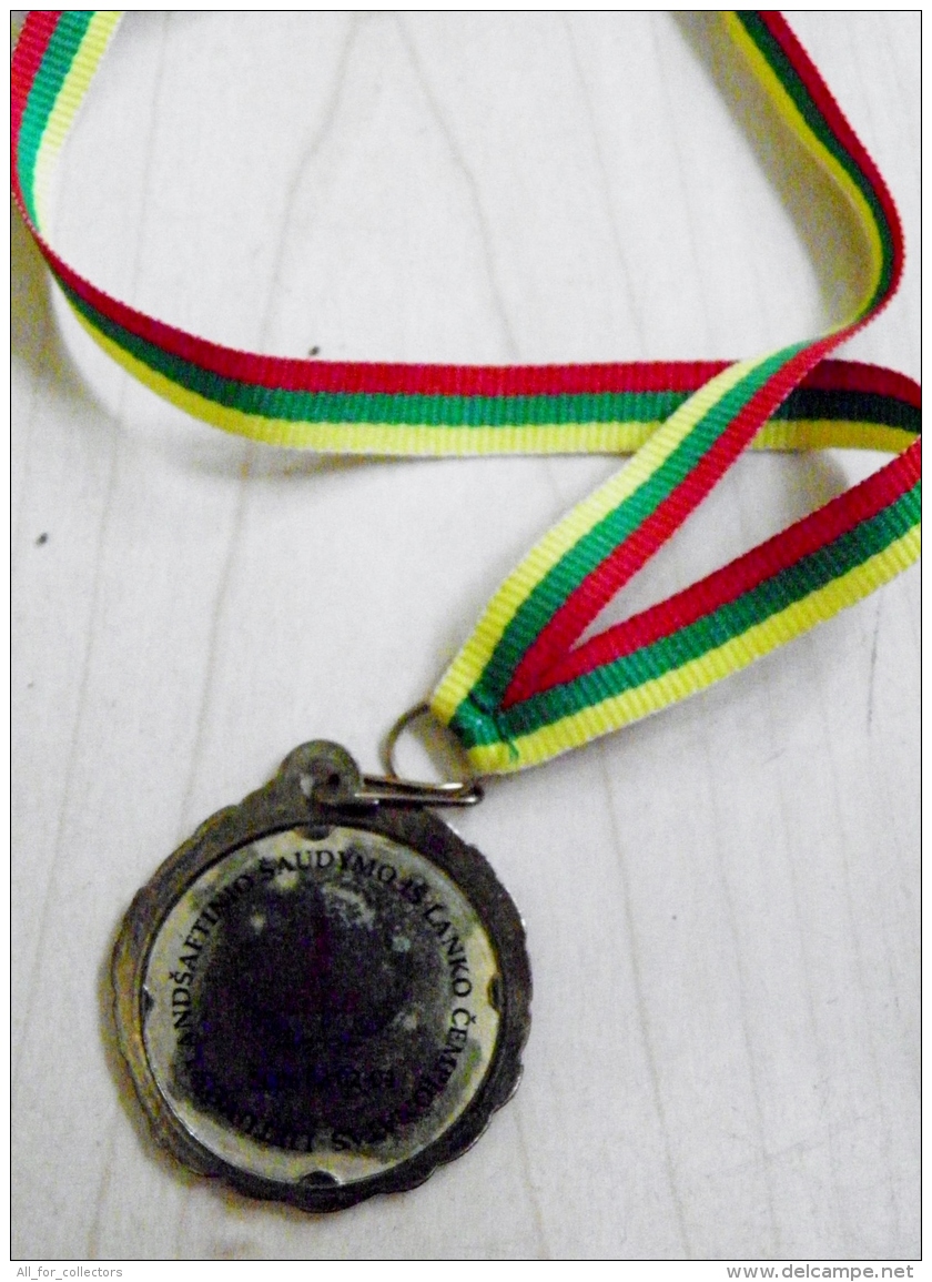 Archery Shooting Sport Medal From Lithuania Cup 2006 Believing That The Bow Has A Soul... 1st Place - Boogschieten