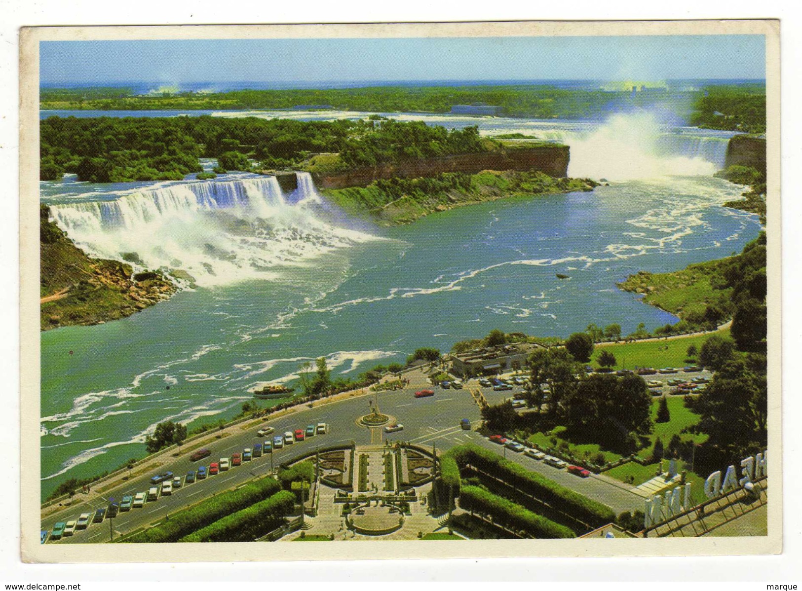 Cpm NIAGARA FALLS The Niagara River Flows From Lake Erie To Lake Ontario - Niagarafälle