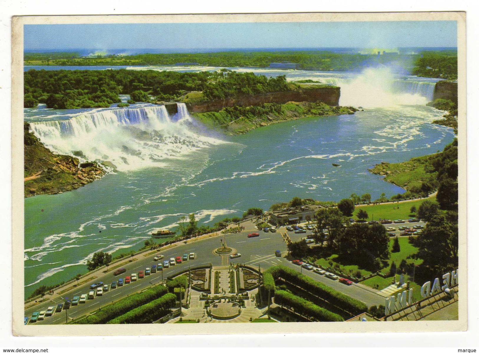 Cpm NIAGARA FALLS The Niagara River Flows From Lake Erie To Lake Ontario - Niagara Falls