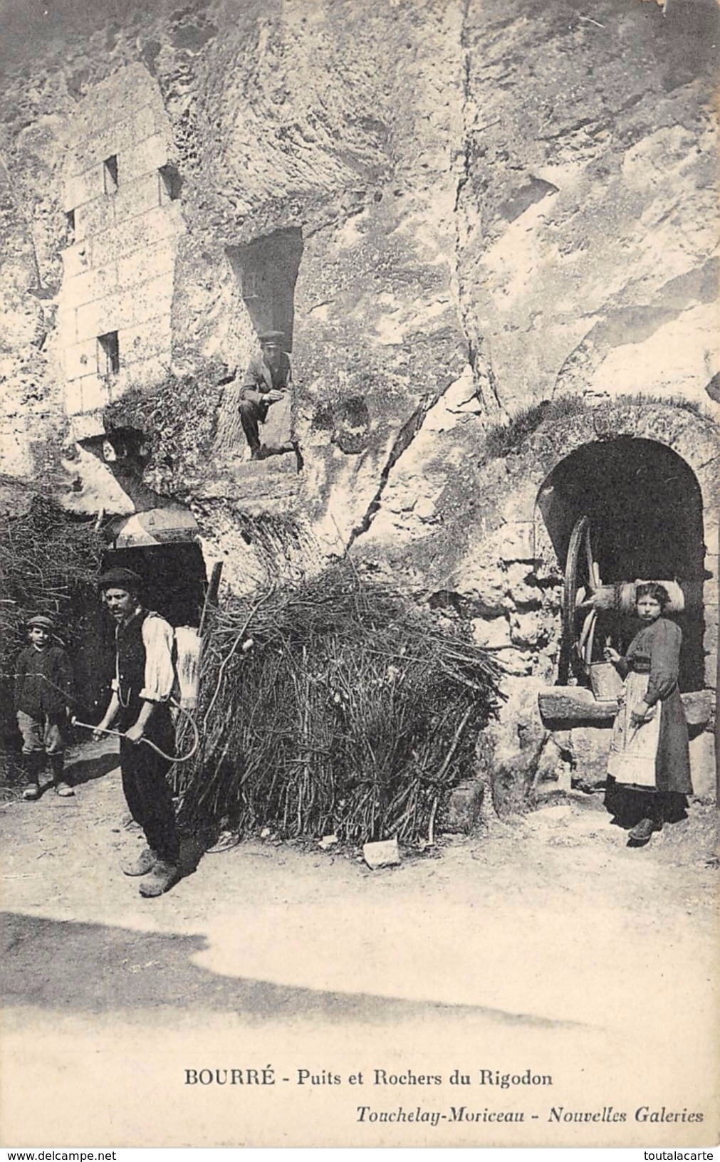 CPA 41 BOURRE PUITS ET ROCHERS DE RIGODON - Sonstige & Ohne Zuordnung