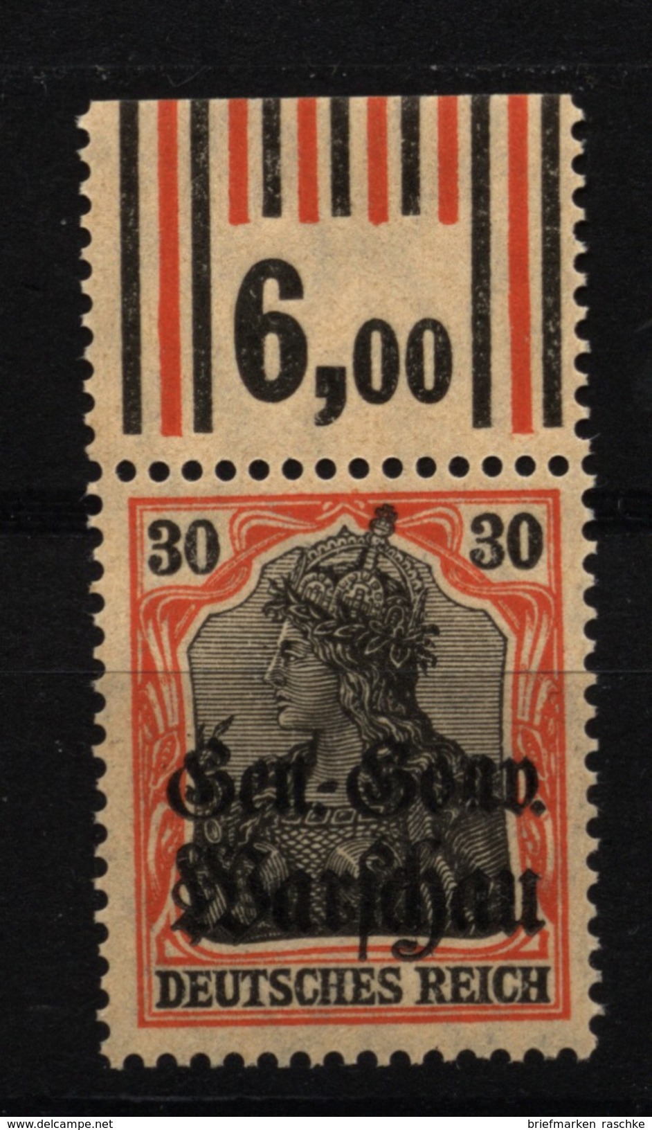 Deutsche Post In Polen,14b,1.4.1/2.3.2,xx - Occupazione 1914 – 18