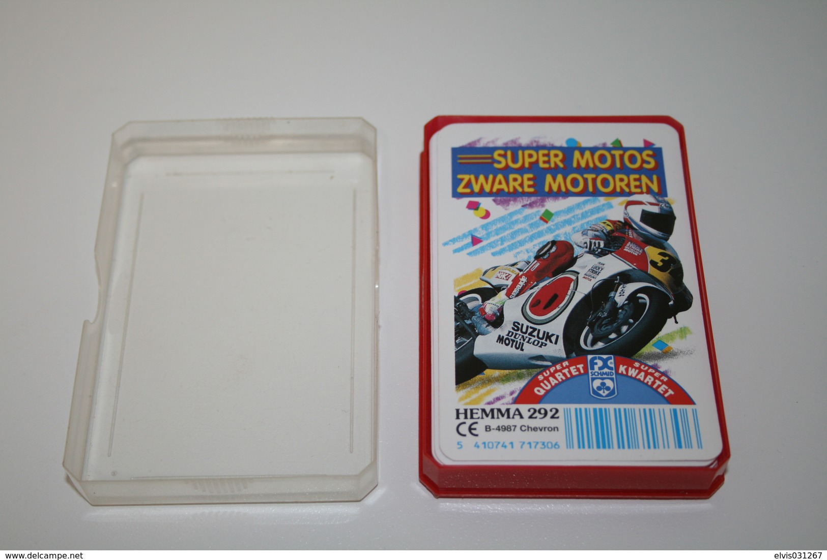 Speelkaarten - Kwartet, Super Motos - Zware Motoren, Nr 292, Schmid Hemma , *** - - Cartes à Jouer Classiques