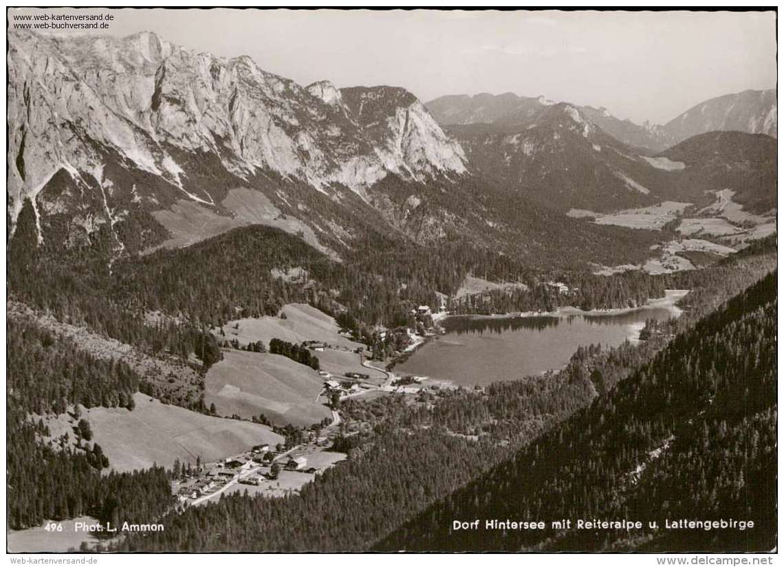 Dorf Hintersee Mit Reiteralpe U. Lattengebirge, Phot L. Ammon - Sonstige & Ohne Zuordnung