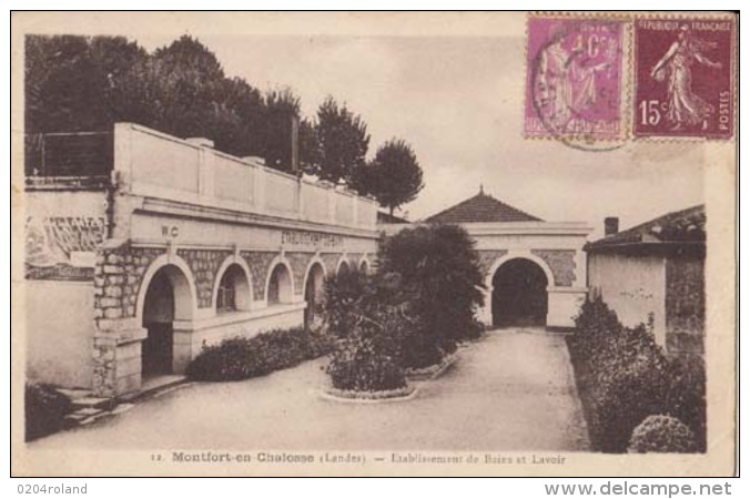 Dep 40 -Montfort En Chalose - Etablisement De Bains Et Lavoir  : Achat Immédiat - Montfort En Chalosse