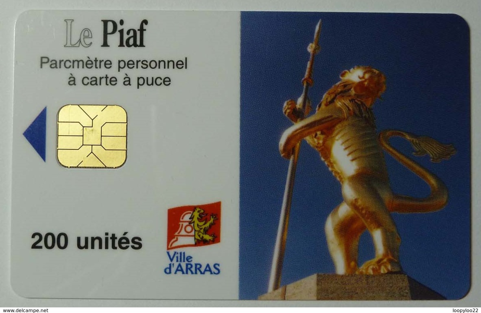 FRANCE - Le Piaf - Arras - 200 Units - 09/00 - 1000ex - 62000-1 - Mint - PIAF Parking Cards