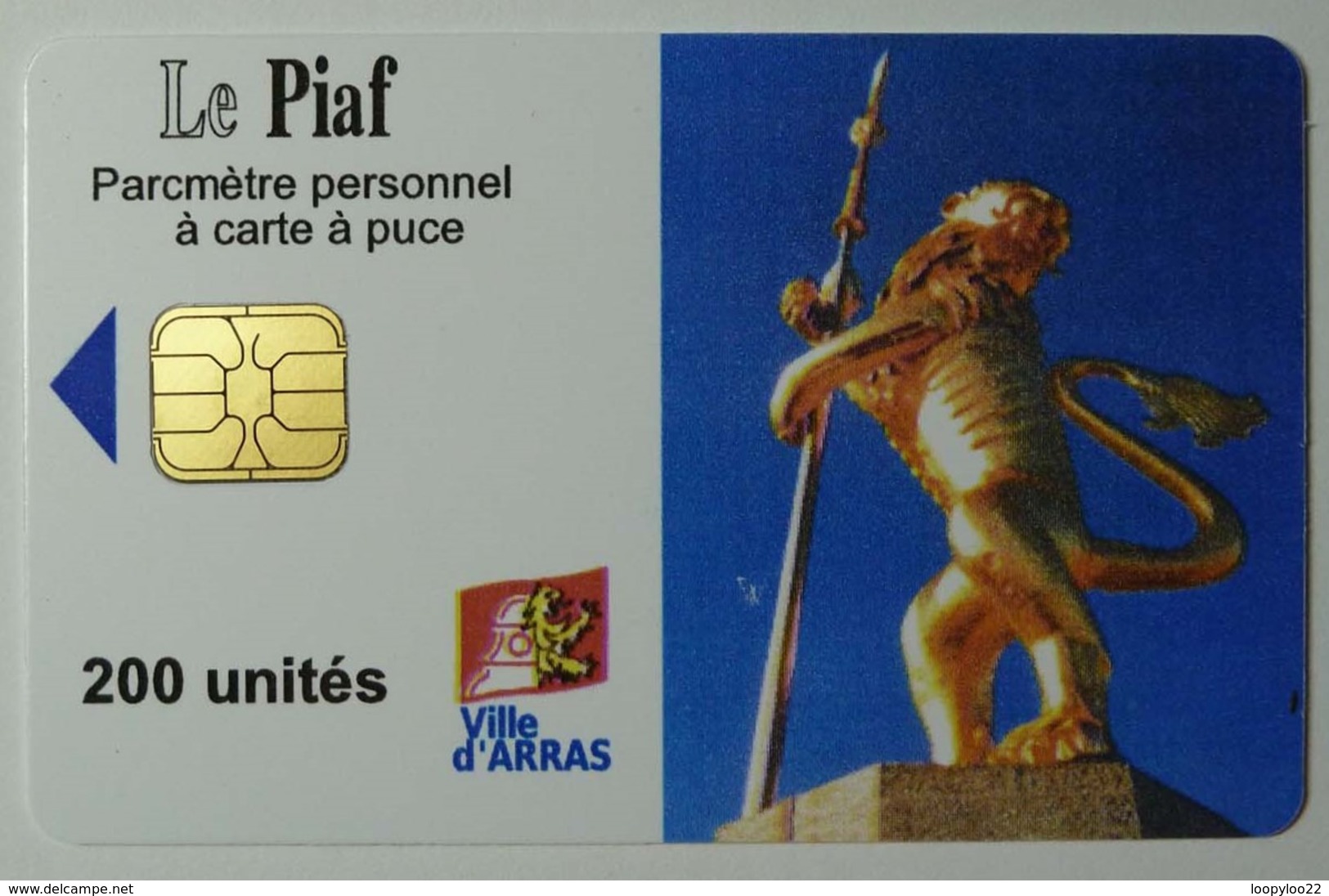 FRANCE - Le Piaf - Arras - 200 Units - 09/00 - 1000ex - 62000-2 - Mint - Scontrini Di Parcheggio