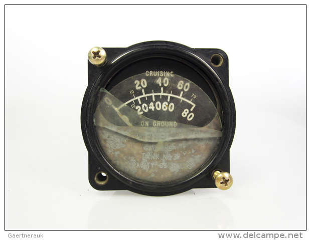 FLUG / BORDINSTRUMENTE, Royal Air Force Fuel-Qty.-Indicator 4-eng. Aircraft. (D) - Ohne Zuordnung