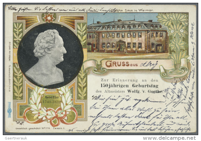 WEMAR Und Umgebung (alte PLZ 530), Hochwertige Partie Mit 22 Alten, Nur Besseren, Ansichtskarten Ab 1887. Enthalten... - Autres & Non Classés
