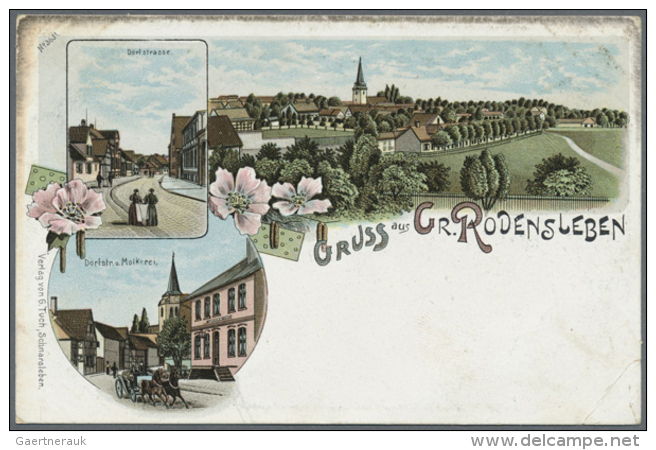 MAGDEBURG-LAND (alte PLZ 31/33), Keine Partie Mit 17 Alten, Nur Besseren, Ansichtskarten Ab 1890. Enthalten Sind... - Autres & Non Classés