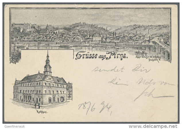 PIRNA Und Umgebung (alte PLZ 830 - 831) Mit U.a. Weesenstein, Bad Gottleuba, Bad Berggiessh&uuml;bel, Graupa,... - Autres & Non Classés