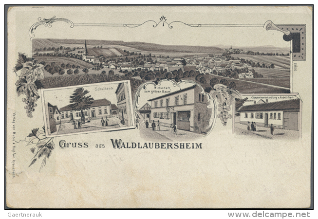 RHEINLAND Alte PLZ 6530-6589, Posten Mit Rund 260 Karten Zumeist Vorkrieg, Mit Etlichen Sehr Guten Exemplaren Dabei... - Autres & Non Classés