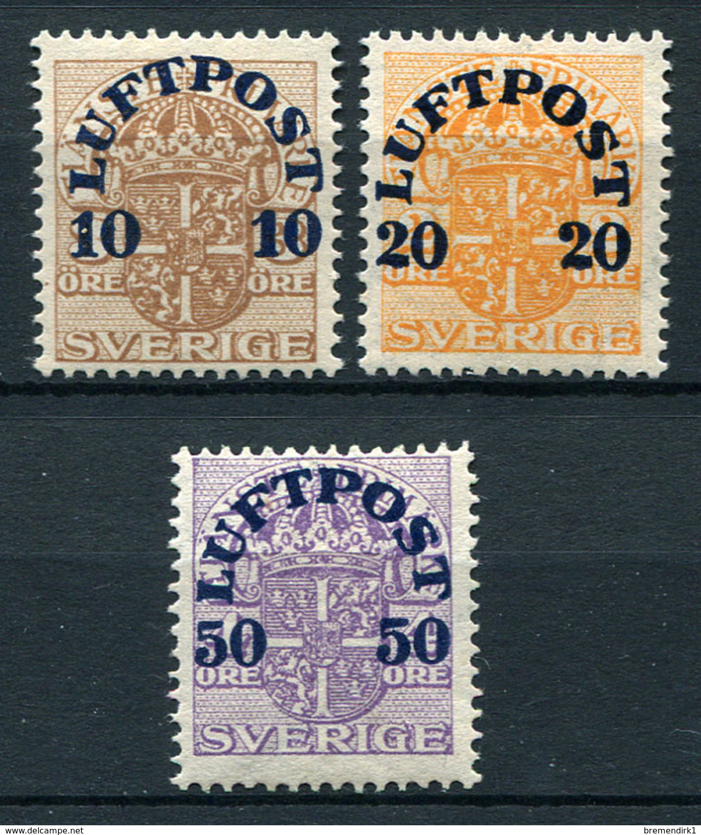 28861) SCHWEDEN # 138-40 Postfrisch Aus 1920, 45.- &euro; - Ungebraucht