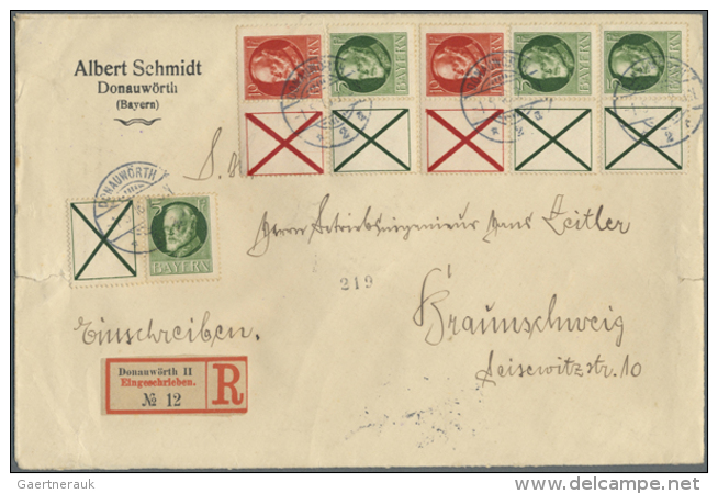 1914, Zusammendrucke Andreaskreuz Und Ludwig, Insgesamt 4 X X+5 Und 2 X X+10 Auf Portor. Doppel-Ebf.... - Sonstige & Ohne Zuordnung