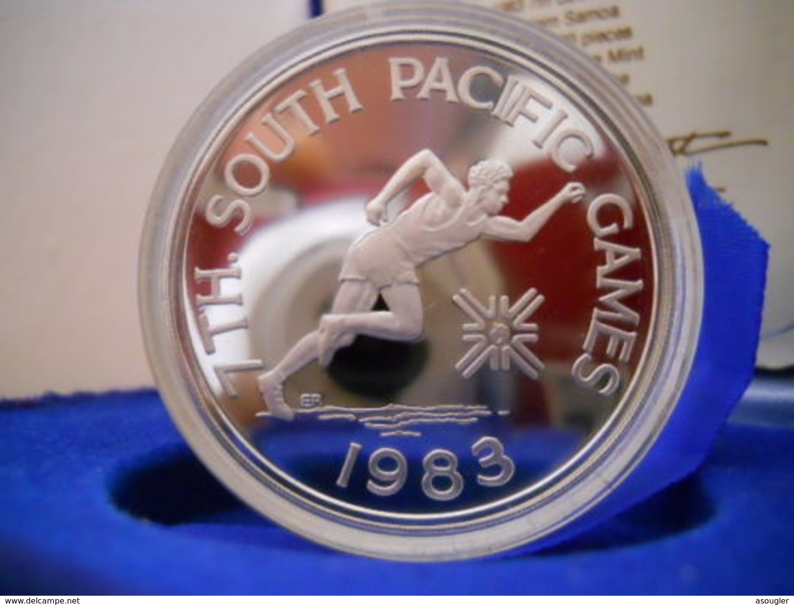 SAMOA 10 $ DOLLARS 1983 SILVER PROOF "7th SOUTH PACIFIC GAMES, APIA 1983" - Samoa