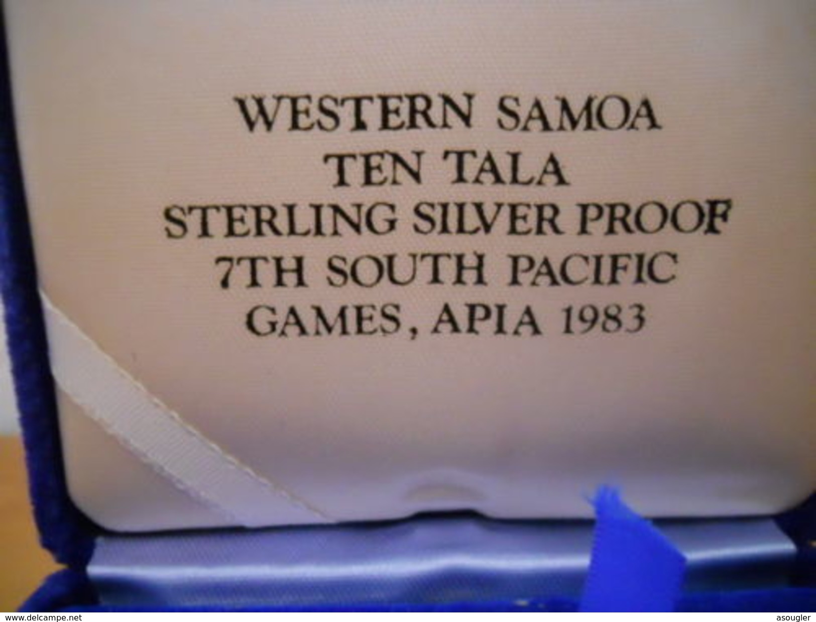 SAMOA 10 $ DOLLARS 1983 SILVER PROOF "7th SOUTH PACIFIC GAMES, APIA 1983" - Samoa