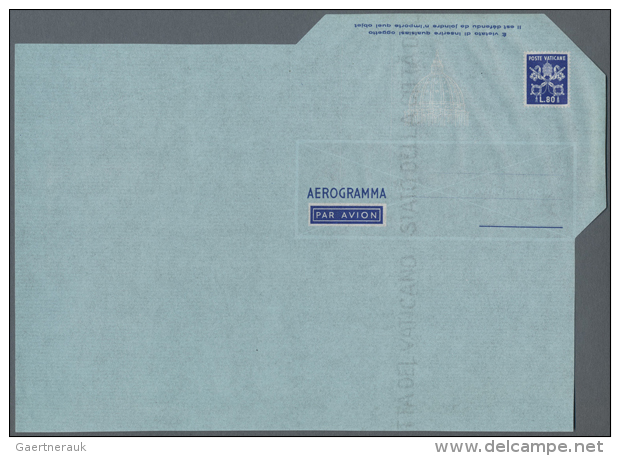 1951/1993 Ca 3.500 Aerogramme, Bis Auf Wenige Ausnahmen Ungefaltet (mit Originalbandarolen Und... - Autres & Non Classés