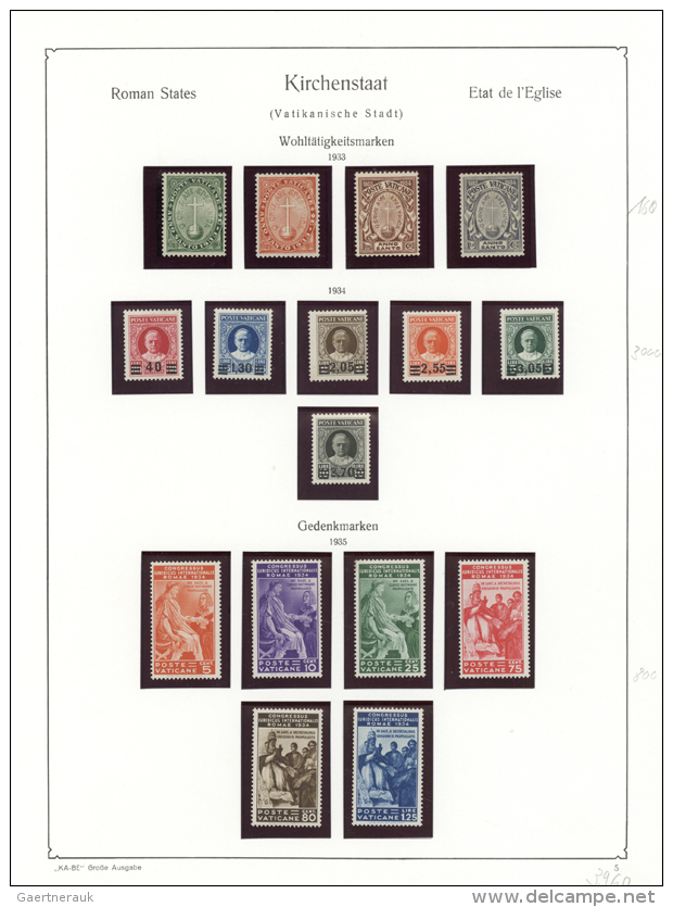 1929/1999, In The Main Numbers Complete MNH Collection With All Better Sets In 2 Illustrated Ka-Be Albums. (D+) - Autres & Non Classés