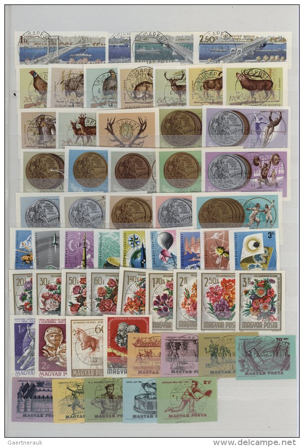 1958/1984, Used Collection Of The Imperforated Issues, Incl. Several Better Sets, In Used Condition Scarcer Then In... - Autres & Non Classés