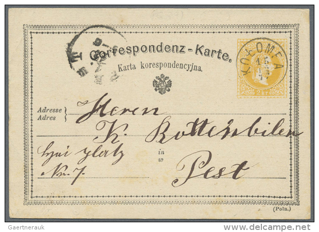 GALIZIEN (heute Ukraine): 1830/1915 (ca.), Bestand Von Ca. 340 Belegen Aus Den Bezirken Bohordczany, Borszczow,... - Ukraine