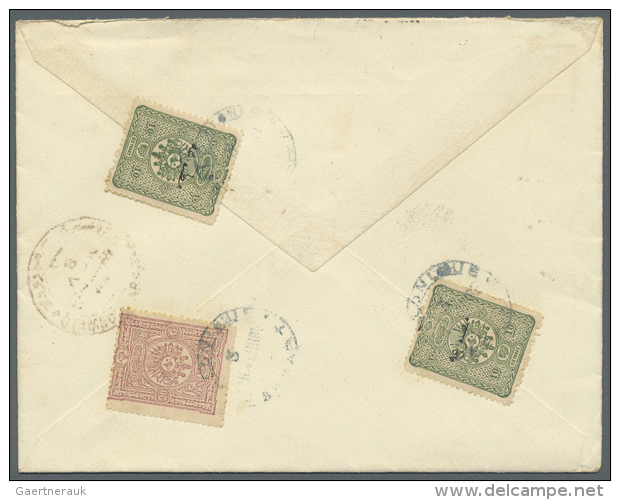 1865-1911, 8 Covers / Cards Including Duloz / Ampir Covers With Scarce Cancellations Of Greece, SIROZ, MONASTIR,... - Autres & Non Classés