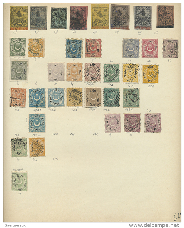 1863/1934, Used And Unused Collection On Album Pages, From Two Sets 1st Issue (different Shades), Following Issues... - Autres & Non Classés