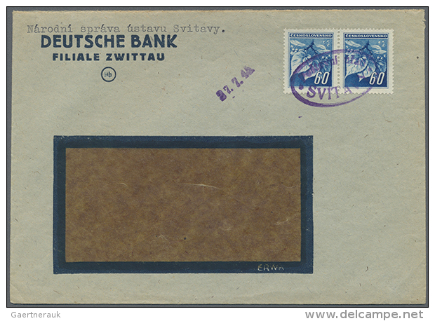 1945/1946, REORGANIZATION OF POSTAL SERVICES, Magnificent And Very Impressive Collection Of Apprx. 220 Commercial... - Autres & Non Classés