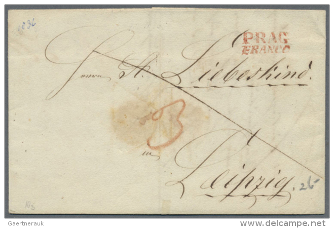 1830/1850 (ca.), Bestand Mit Ca. 75 Vorphila-Briefen Von B&Ouml;HMEN Und M&Auml;HREN Mit Etlichen Inter.... - Autres & Non Classés