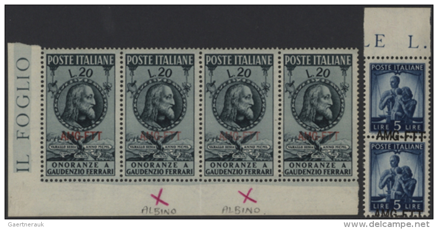 1949/1954, Specialised Assortment With Many Specialities/particularities, E.g. 1949/1950 1l. To 100l. Blocks Of... - Non Classés