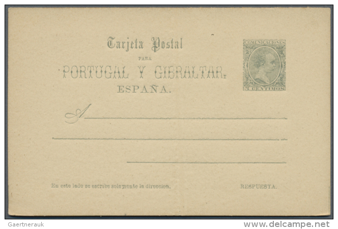 1890/1893, Posten Von 1077 Ganzsachenkarten, Gebraucht Und/oder Ungebraucht, Dabei Auch Bessere St&uuml;cke Wie... - 1850-1931