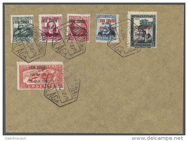 1937, Local War Issues, Assortment Of 29 Franked Envelopes/cards, Comprising A Good Section La Linea Della... - Autres & Non Classés