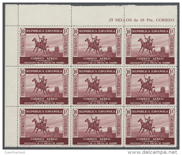 1936, Press Association, 1c. To 10pts., 15 Values, 100 Complete U/m Sets Within Units. Michel 663/77 (100) -... - Autres & Non Classés