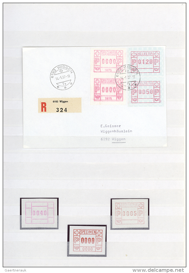 1976-2000+: Umfangreiche Sammlung Der Automarkenmarken Ab Der Ersten Ausgabe In 7 Alben, Dabei Eine F&uuml;lle An... - Timbres D'automates