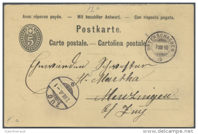 1873/1930 (ca.), Sch&ouml;ner Posten Mit Fast 500 Briefen, Karten Und Ganzsachen, Mit Verwendungsformen, Fr&uuml;he... - Autres & Non Classés