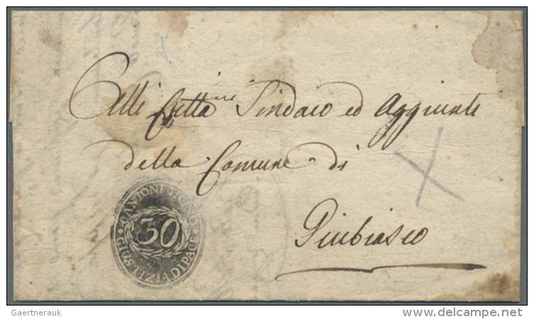 1764/1869 - TESSIN: Sammlung Von 32 Briefen Und Dokumenten, Ab Fuhrmannsbrief Von Bellinzona Nach Chur 1764, Mit... - Autres & Non Classés