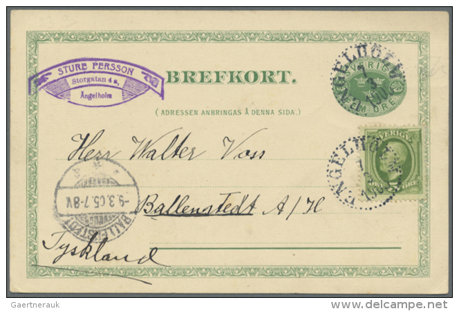 1880/1960 (ca.), Reichhaltiger Bestand Von Ca. 1.170 Gebrauchten Ganzsachenkarten, Alles Mehr- Bis Vielfach, Auch... - Entiers Postaux