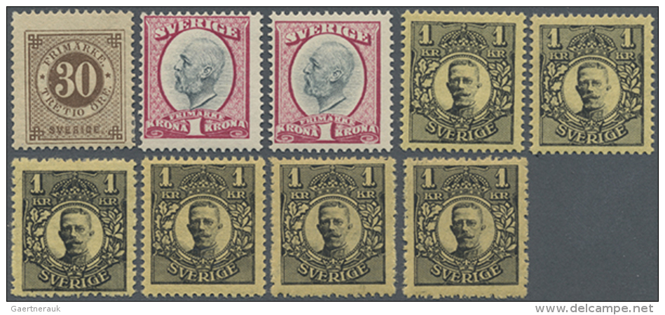 1877/1930 (ca.), Mint Assortment On Stockcards Incl. Better Stamps Like 1877 30&ouml;. Brown, 1900 1kr.... - Autres & Non Classés