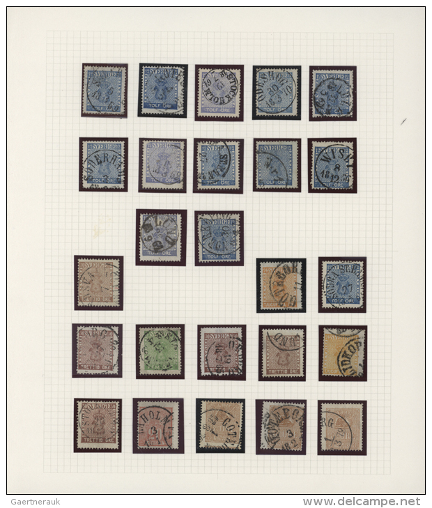 1856/1891 (ca.), Specialised Collection Of Apprx. 850 Stamps (thereof 140 Stamps 1855/1866 Issues), Neatly Mounted... - Autres & Non Classés