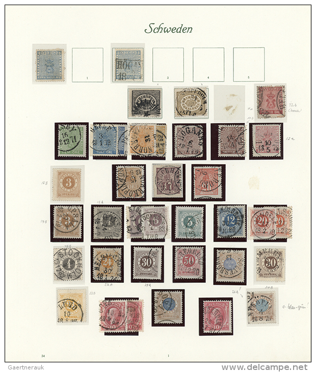 1855/1974, Mainly Used Collection In A Borek Binder, From 1855 4sk. Unused, Following Issues, 1856 And 1862 Local... - Autres & Non Classés