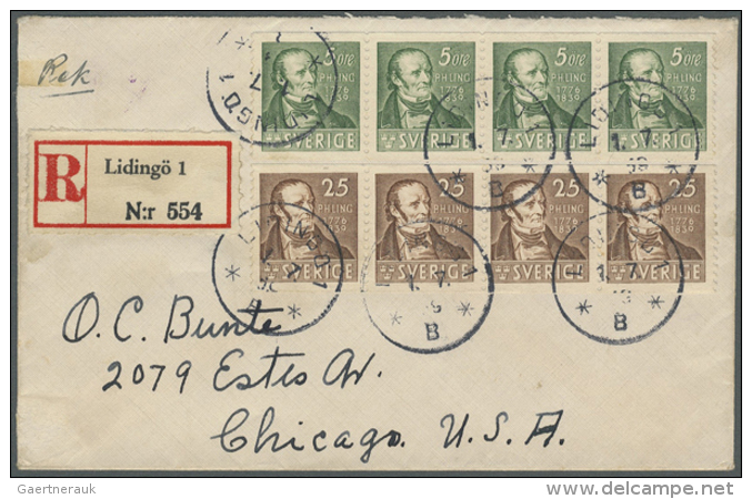 1849/1966, Sehr Vielseitiger Posten Von Ca. 630 Briefen Und Karten, Meist Bedarfspost, Dabei Eine Vielzahl Von... - Autres & Non Classés